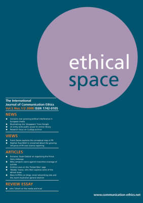 Ethical Space Vol.5 Nos 1/2 2008 - 