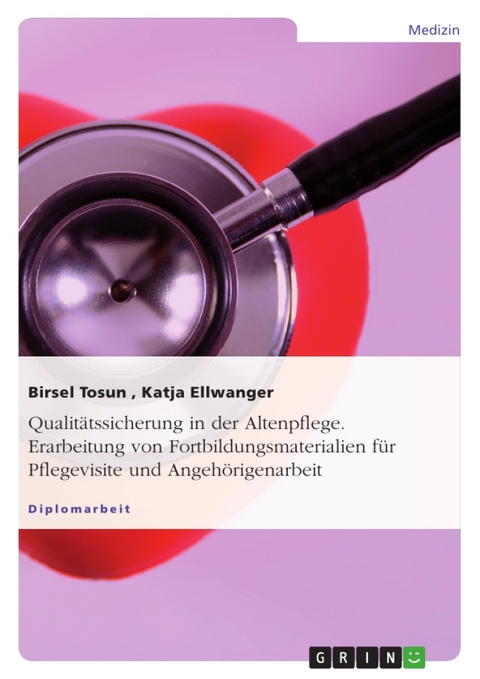 Qualitatssicherung in Der Altenpflege - Erarbeitung Von Fortbildungsmaterialien Zu Den Themen Pflegevisite Und Angehorigenarbeit - Birsel Tosun, Katja Ellwanger