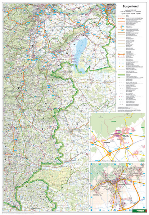 Burgenland, 1:200.000, Poster - 