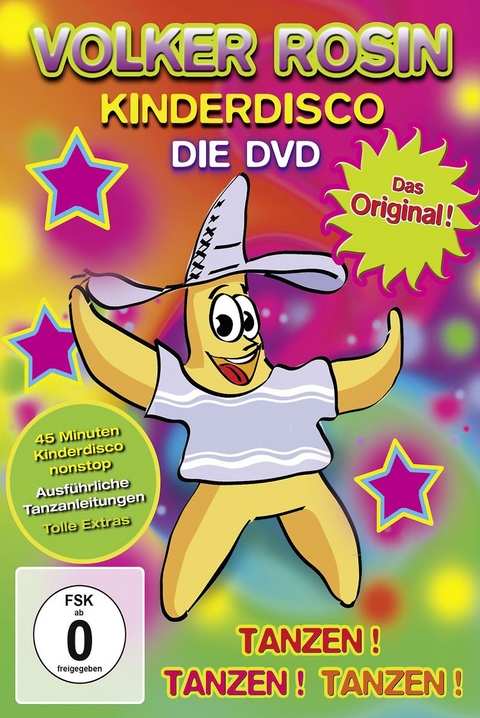 Kinderdisco - Das Original! - Die, 1 DVD - Volker Rosin