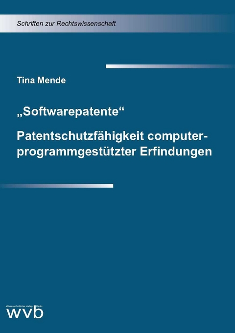 "Softwarepatente" - Tina Mende