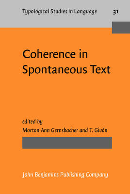 Coherence in Spontaneous Text - 