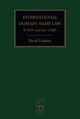 International Domain Name Law - David Lindsay