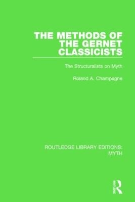 The Methods of the Gernet Classicists Pbdirect - Roland Champagne