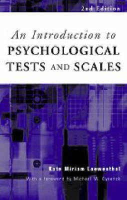 An Introduction to Psychological Tests and Scales - Kate Loewenthal, Christopher Alan Lewis