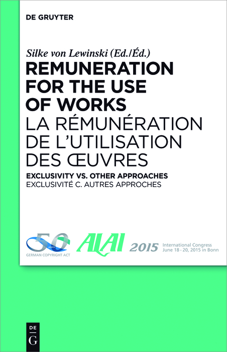 Remuneration for the Use of Works - 