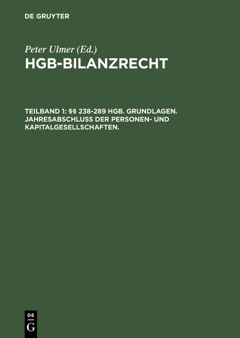 HGB-Bilanzrecht - 