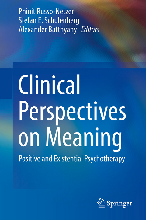 Clinical Perspectives on Meaning - 