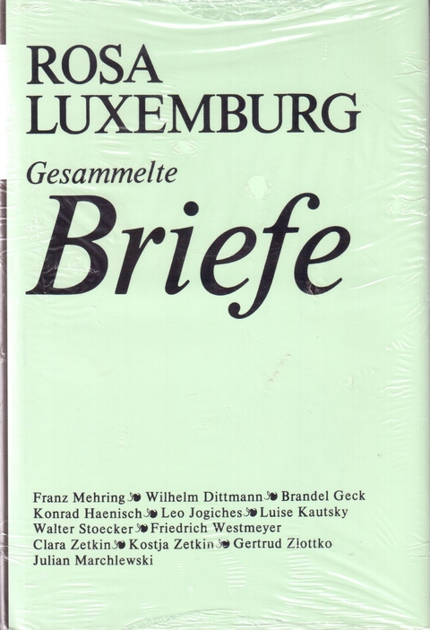 Luxemburg - Gesammelte Briefe / Gesammelte Briefe, Bd. 4 - Rosa Luxemburg