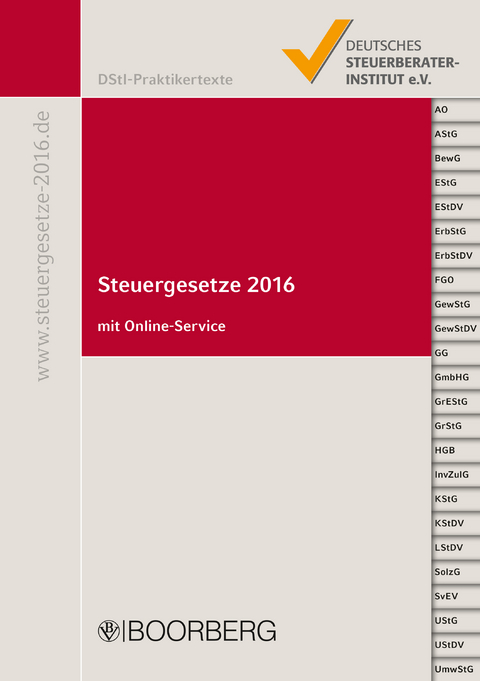 Steuergesetze 2015 -  DSTV/DSTI