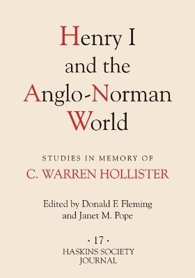 Henry I and the Anglo-Norman World - 