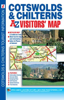 Cotswolds and Chilterns Visitors' Map -  Geographers' A-Z Map Company