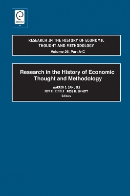 Research in the History of Economic Thought and Methodology (Part A, B & C) - 