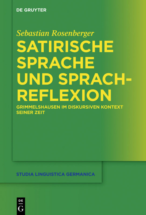 Satirische Sprache und Sprachreflexion - Sebastian Rosenberger