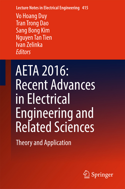 AETA 2016: Recent Advances in Electrical Engineering and Related Sciences - 
