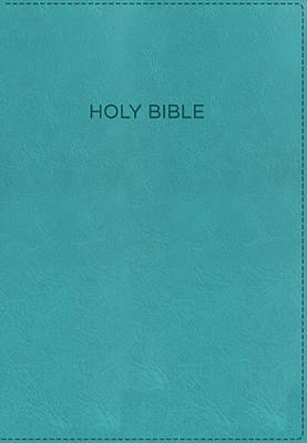 KJV, Foundation Study Bible, Leathersoft, Turquoise, Red Letter Edition