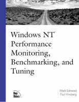 Windows NT Performance Monitoring, Benchmarking and Tuning - Mark Edmead, Paul Hinsberg