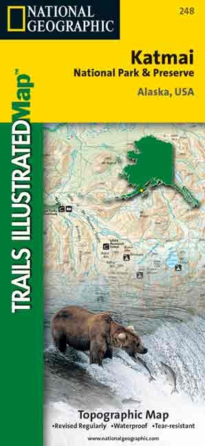 Katmai National Park and Preserve, Alaska -  Trails Illustrated