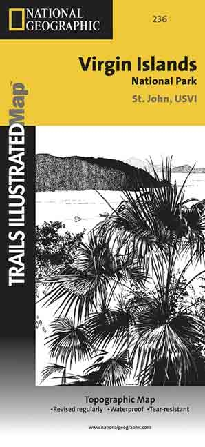 Virgin Islands National Park, US Virgin Islands -  Trails Illustrated