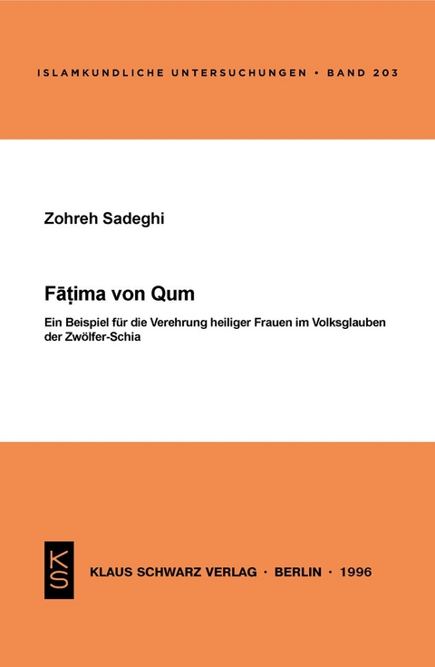 Fatima von Qum - Zohreh Sadeghi