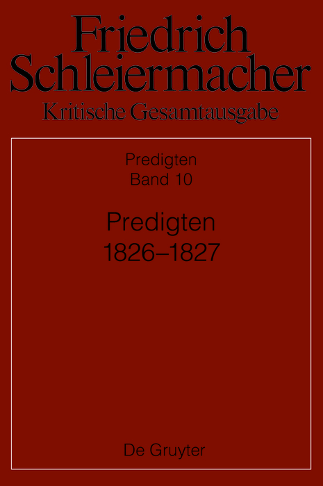 Predigten 1826-1827 - 