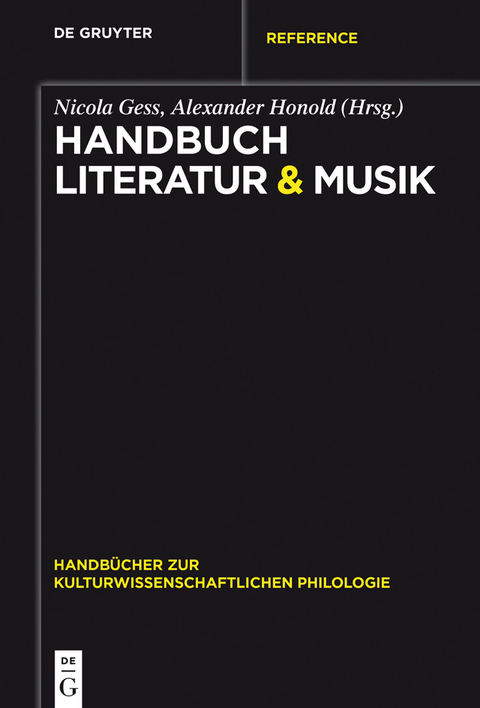 Handbuch Literatur & Musik - 