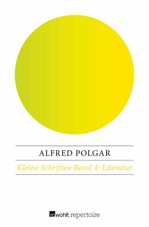 Literatur -  Alfred Polgar