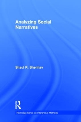 Analyzing Social Narratives - Shaul Shenhav