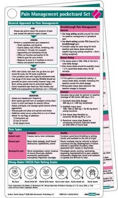 Pain Management Pocketcard Set - 