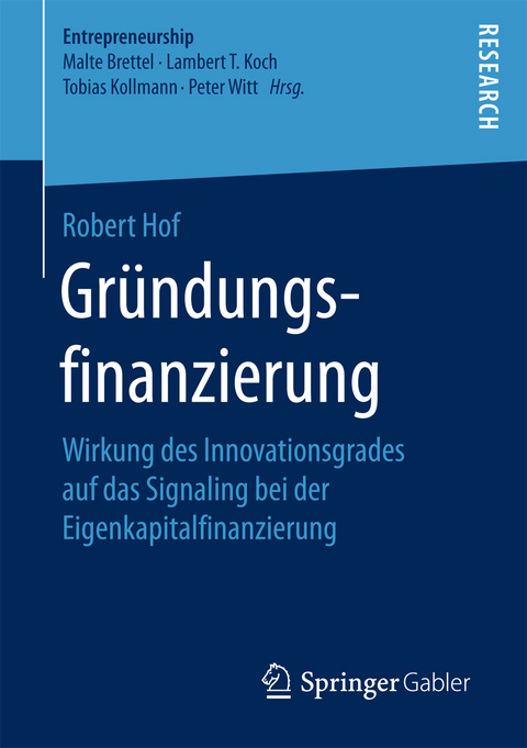 Gründungsfinanzierung - Robert Hof