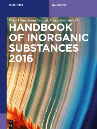 Inorganic Substances. 2016 / Handbook - Pierre Villars, Karin Cenzual, Roman Gladyshevskii