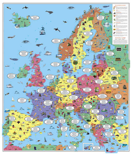 Kinderkarte Europa - 