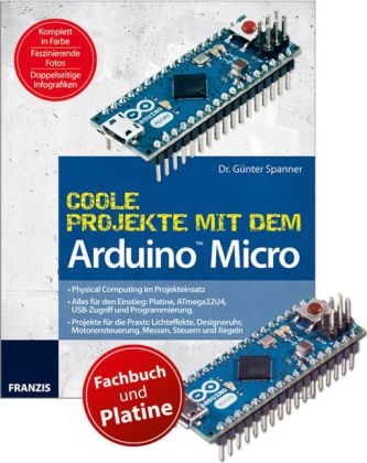 Coole Projekte mit dem Arduino Micro + Original Arduino Micro Platine