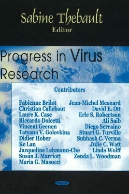 Progress in Virus Research - 