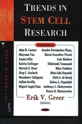 Trends in Stem Cell Research - 