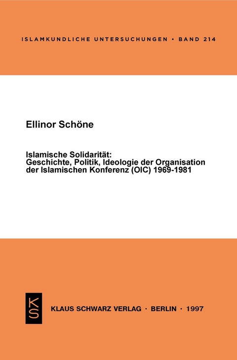 Islamische Solidarität - Ellinor Schöne