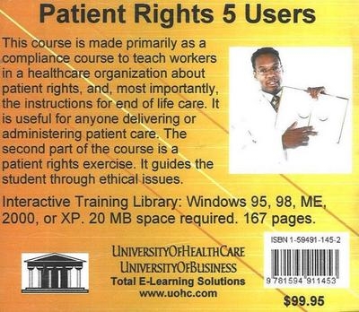 Patient Rights, 5 Users - Daniel Farb