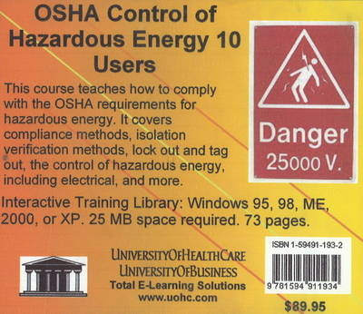 OSHA Control of Hazardous Energy, 10 Users - Daniel Farb