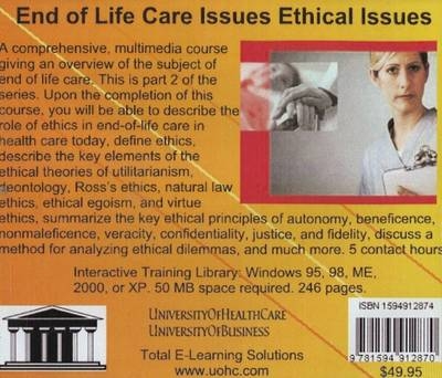 Ethical Issues - Professor Bruce Gordon