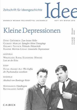 Zeitschrift für Ideengeschichte Heft X/4 Winter 2016 - Jost Philipp Klenner; Ulrich Raulff