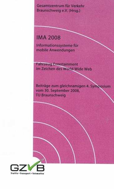 IMA 2008. Informationssysteme für mobile Anwendungen