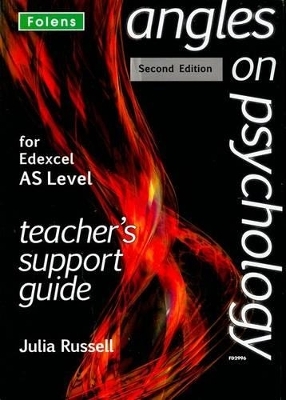 Angles on Psychology: AS Teacher's Support Guide (Book & CD-ROM) Edexcel - Matt Jarvis, Julia Russell