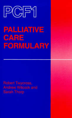 Palliative Care Formulary - V.J. Peel