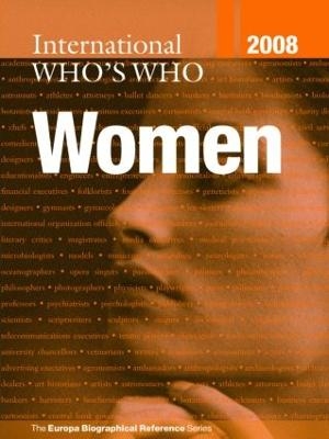 International Who's Who of Women 2008 - 