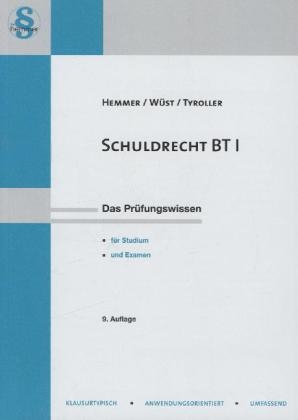 Schuldrecht BT I - Karl-Edmund Hemmer, Achim Wüst, Michael Tyroller