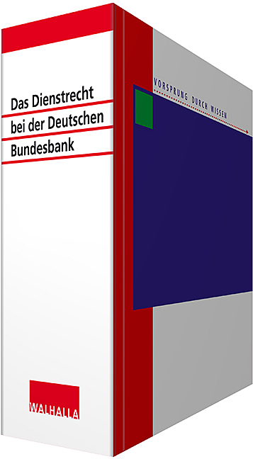 Dienstrecht bei der Deutschen Bundesbank inkl. Online-Dienst