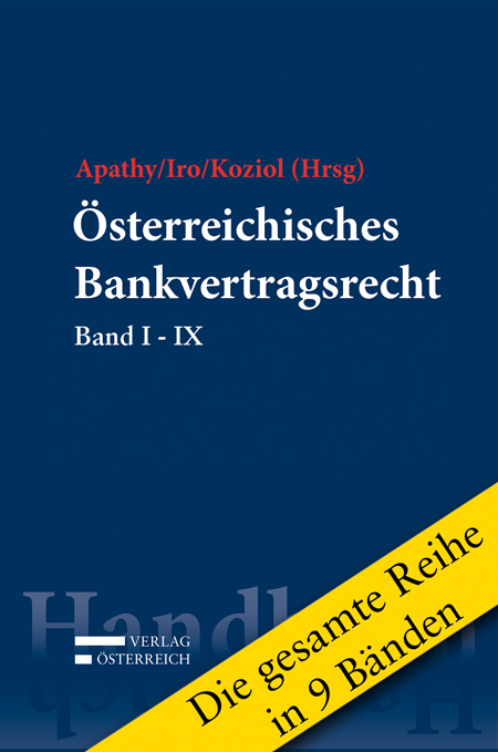 Reihe zum Österreichischen Bankvertragsrecht - 