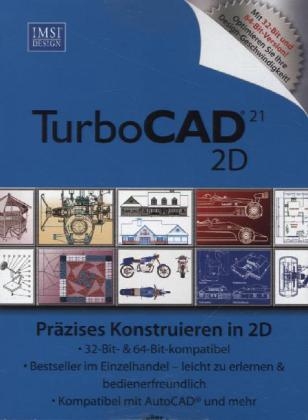 TurboCAD 21 2D, 1 DVD-ROM