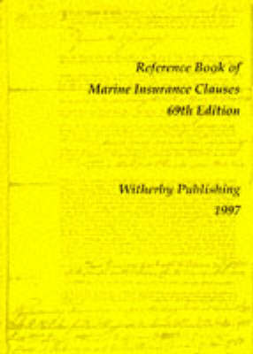 Reference Book of Marine Insurance Clauses