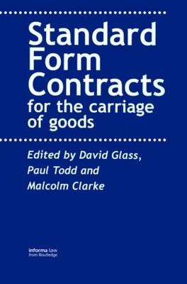 Contracts for the Carriage of Goods - Todd Glass, Clarke Glass